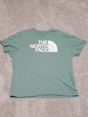 The North Face Sage Green Logo Short Sleeve Tee - Men's